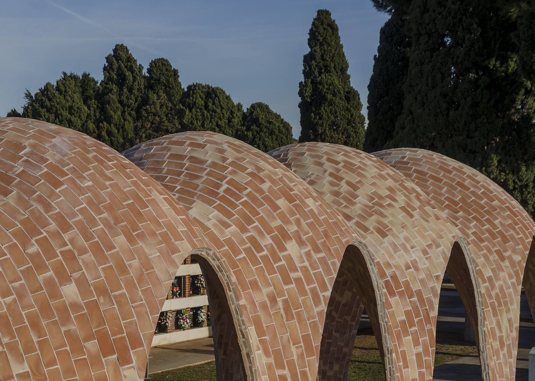 陶瓷拱顶索里亚诺Manzanet家族的Chapel由Vegas＆Milito建筑师，维拉真实，西班牙